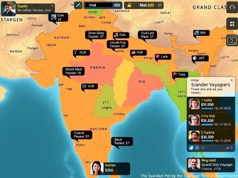 Grand Glory Voyager gameplay screenshot showing character exploration